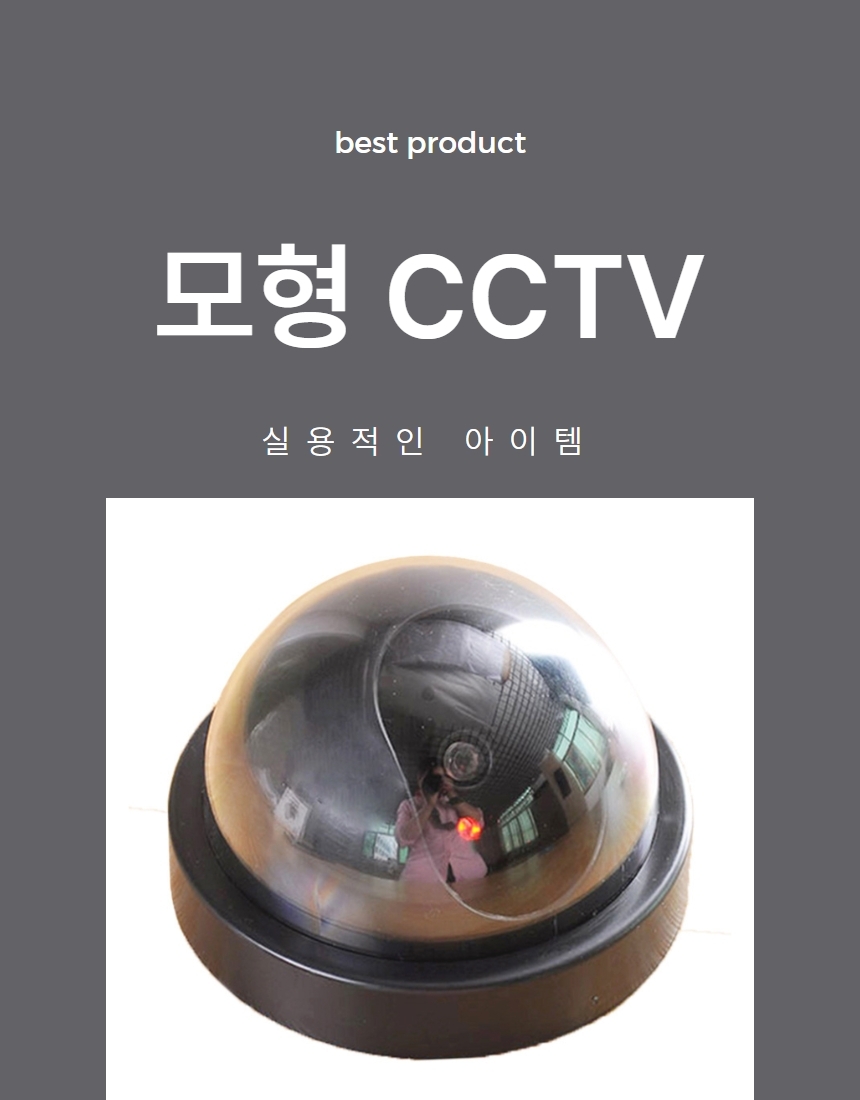 현관문 모형 가짜 CCTV 배터리 미포함 상세 이미지 1